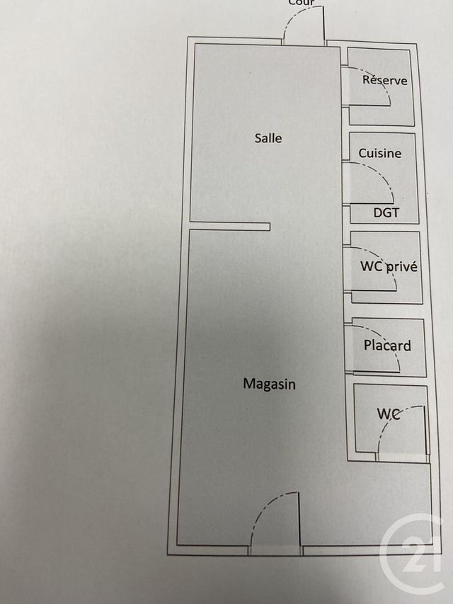 Appartement Local à louer - 3 pièces - 88.0 m2 - VERDUN - 55 - LORRAINE - Century 21 L'Immobilière Saint Paul